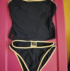 Ralph Lauren Sport Tankini Navy w/ white trim NEW